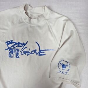 Body Glove UVP Technology Rash Guard Swim Shirt XL White Mens Short Sleeve Nylon